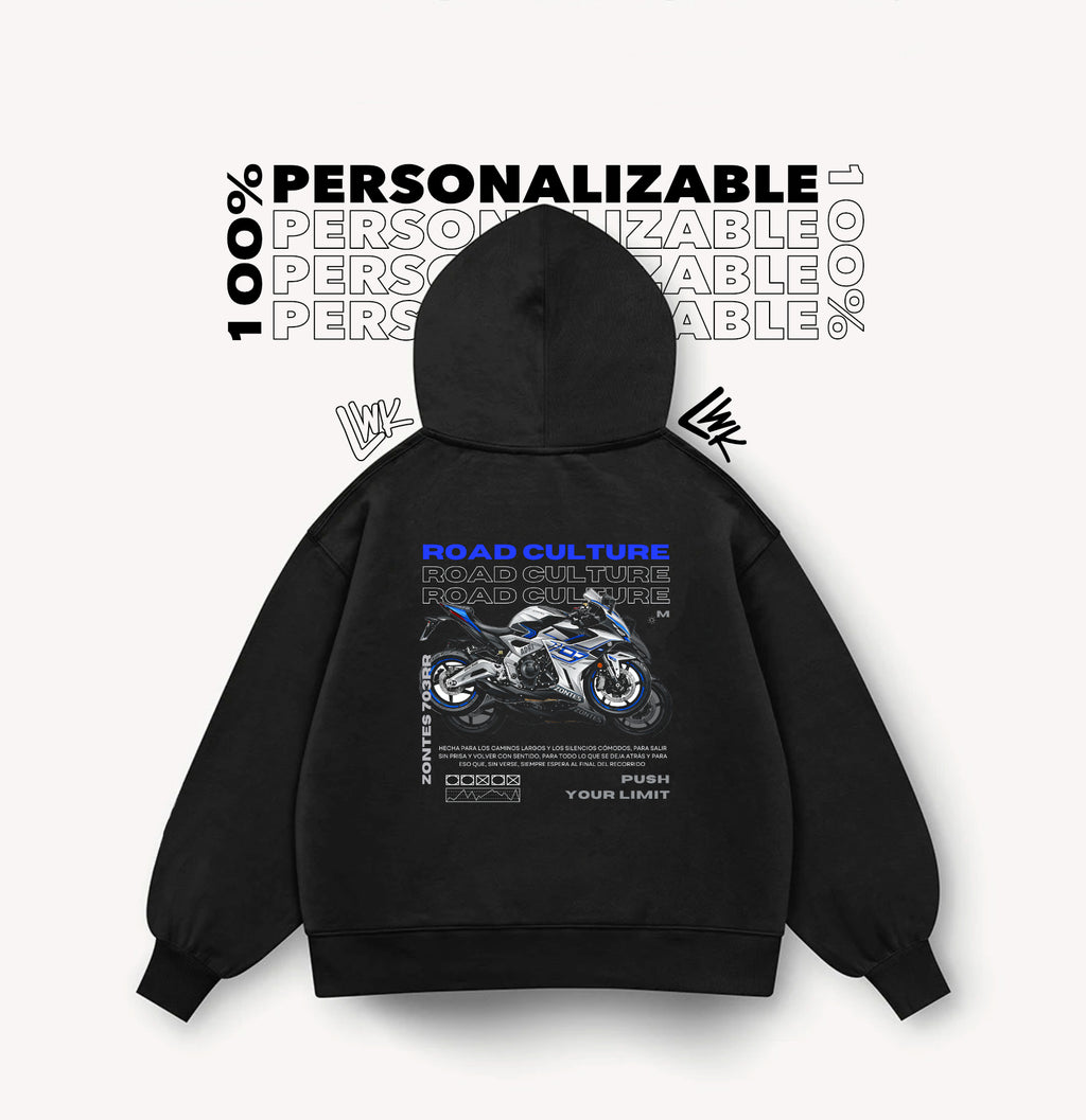 Sudadera LOWKO “Road Culture” – Edición Personalizable